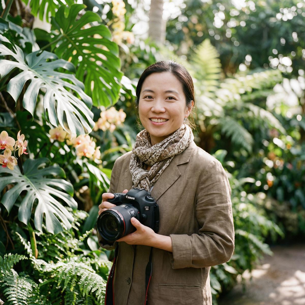 国产视频植物摄影师李雨桐